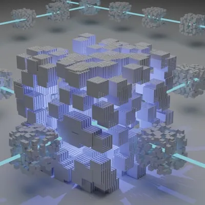 Abstrakte Technologie-Darstellung